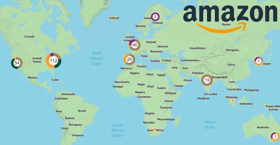 Amazon investit dans 274 projets d’énergies renouvelables