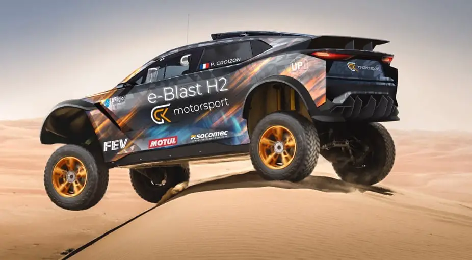 Rallye Dakar 2024 : Philippe Croizon au volant du véhicule hydrogène de GCK Motorsport 4