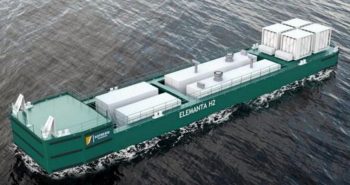 La 1ère barge hydrogène de forte puissance pour l'électrification des bateaux à quai