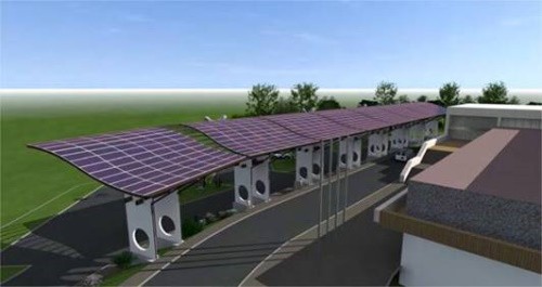 Des installations photovoltaïques originales pour la piscine municipale 2