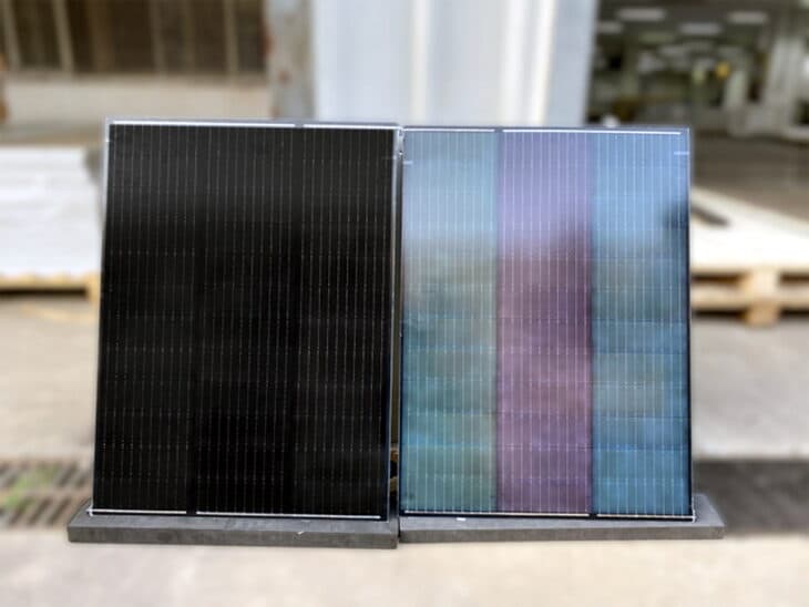 Des panneaux solaires colorés pourraient rendre la technologie plus attrayante