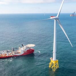 Démarrage du plus grand parc éolien offshore d'Écosse et le plus profond du monde