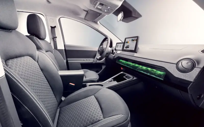 Sono Motors dévoile le design de sa véhicule électrique solaire : Sion 3 Le Sion (intérieur)