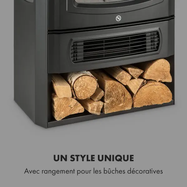 Une cheminée électrique dans son salon en appartement, bluffant 11