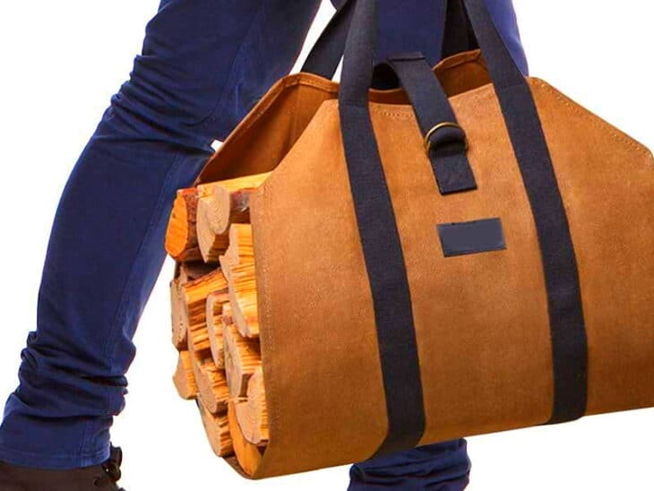 Le sac à bûches : l'accessoire indispensable pour transporter votre bois