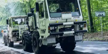 Camions vibrants : futurs sites souterrains de stockage du CO2 au Danemark
