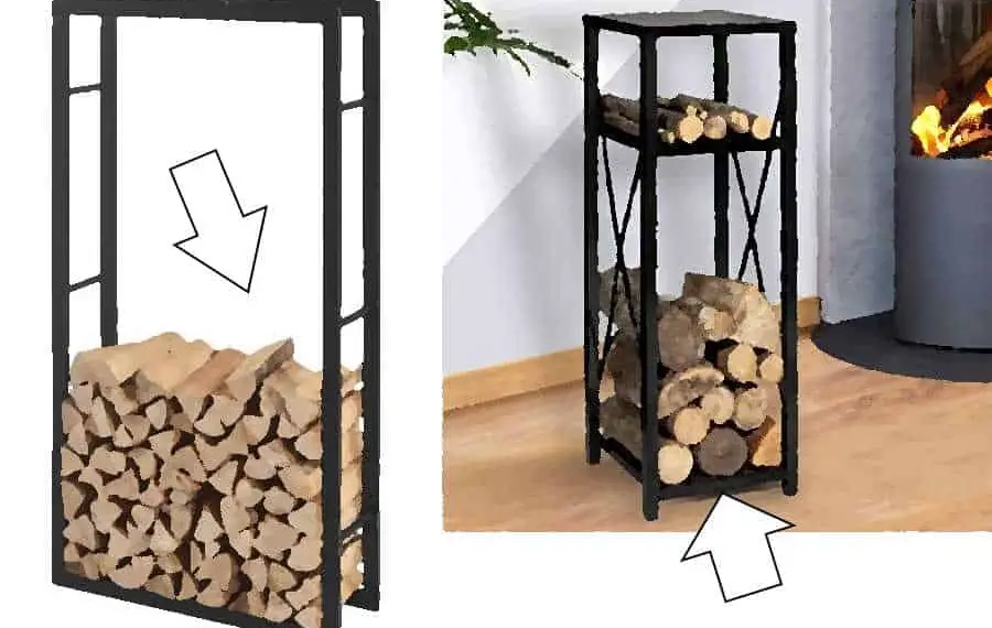Optimisez votre espace avec un range bûches vertical