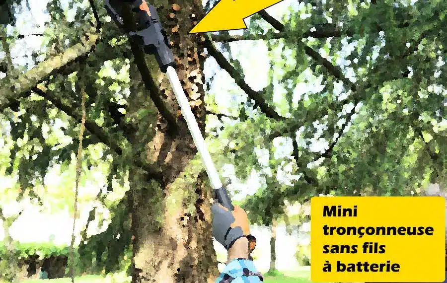 Travaillez avec précision grâce à la mini tronçonneuse (électrique)
