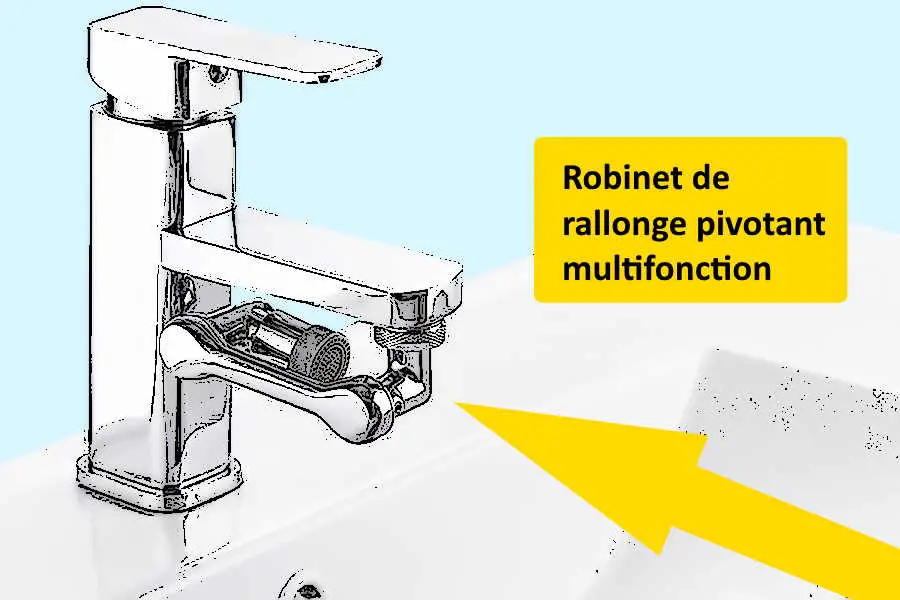 Le robinet de rallonge pivotant qui vous fera économiser de l'eau