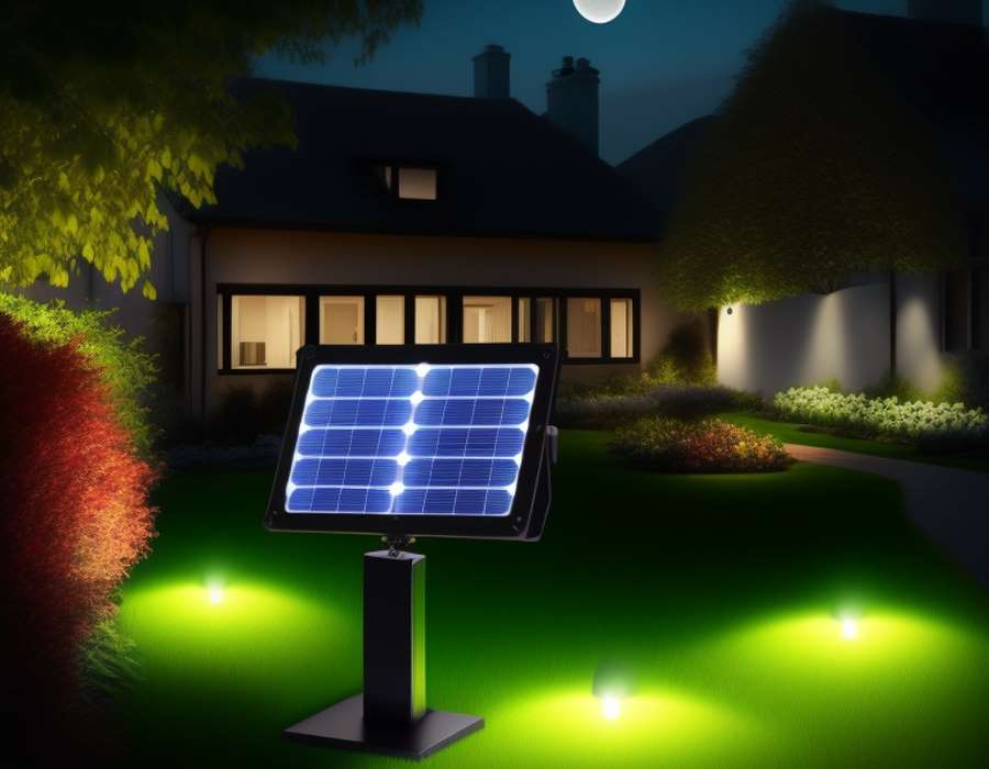 Lampe solaire jardin spot LED lot de 10