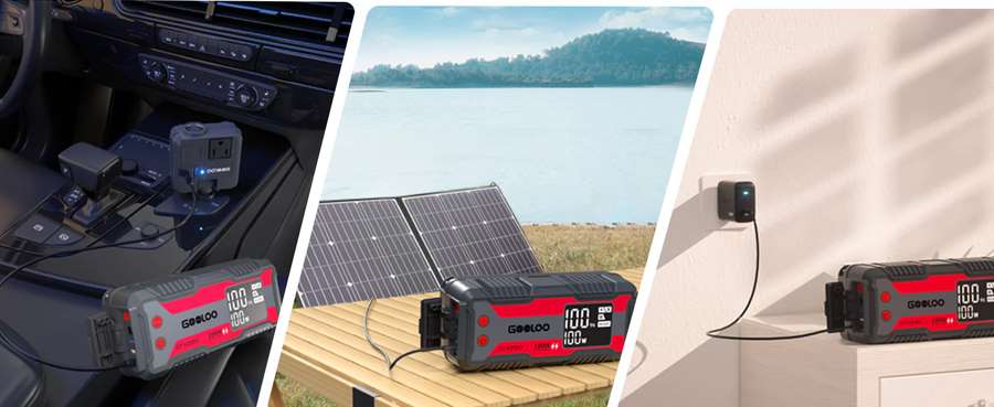 Gooloo GTX280 : la station d'énergie portable qui vous suivra partout 3 3 modes de recharges