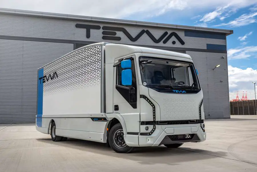 Camion électrique Tevva 7,5 t éligible à la subvention britannique pour les camions rechargeables