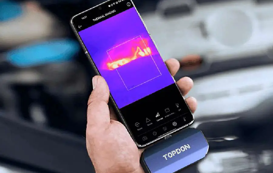 TOPDON TC001 : détectez les zones chaudes et froides en un clin d'œil avec cette caméra thermique