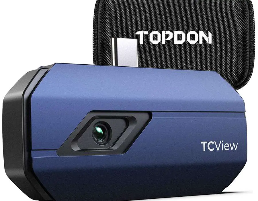 TOPDON TC001 : détectez les zones chaudes et froides en un clin d'œil avec cette caméra thermique 4