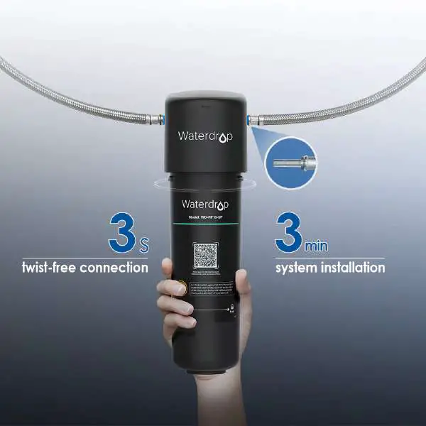WaterDrop 10UA : un système de filtration d'eau à fixer sous l'évier 6