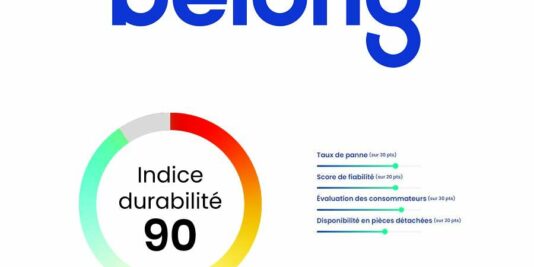 Belong : mieux que l'indice de réparabilité, l'indice de durabilité 13 Belong : mieux que l'indice de réparabilité, l'indice de durabilité
