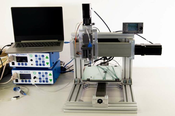 Imprimante 4D : matériaux intelligents aux propriétés magnétiques et électromécaniques