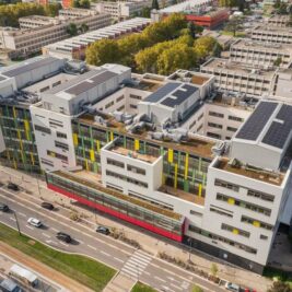 Première auto-consommation collective sur un campus avec la centrale photovoltaïque de GreEn-ER