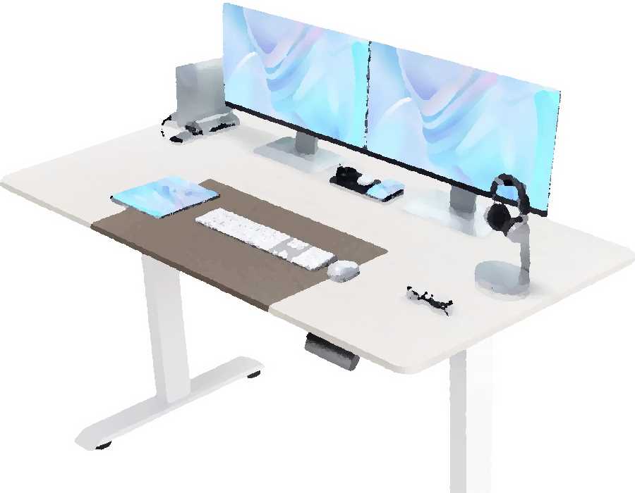 Bureau de jeu avec tapis de souris, porte-accessoires et lumières LED,  plateau de différentes dimensions (140 x 60 cm) : : Cuisine et  Maison