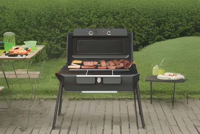 barbecue délicieux au jardin