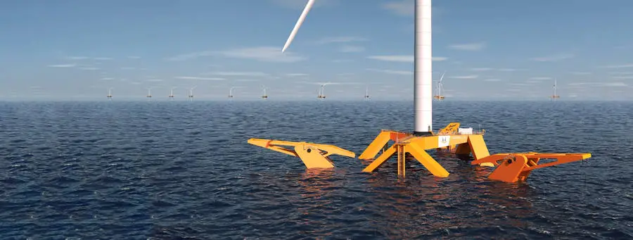 Éolien en mer : Gazelle dévoile sa plateforme flottante de 3ème Génération 3