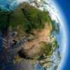 L'énergie thermique stockée par les continents en hausse
