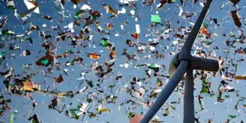 Poudre d'éoliennes : une solution de recyclage unique en son genre