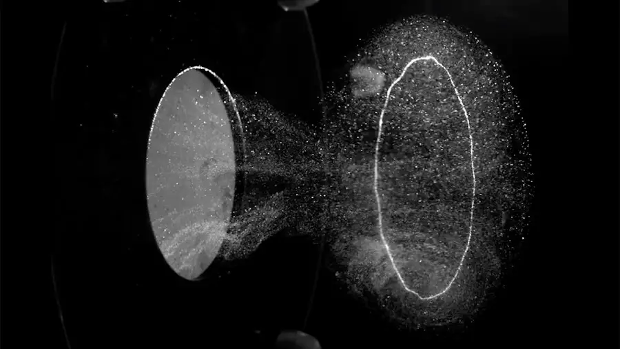 Une boule de turbulence isolée créée en laboratoire 2