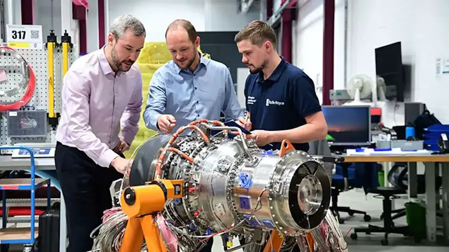Aviation : Rolls-Royce teste une petite turbine à gaz 2