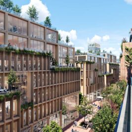 La plus grande construction urbaine en bois du monde (Stockholm Wood City)