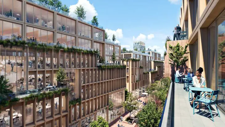 La plus grande construction urbaine en bois du monde (Stockholm Wood City)