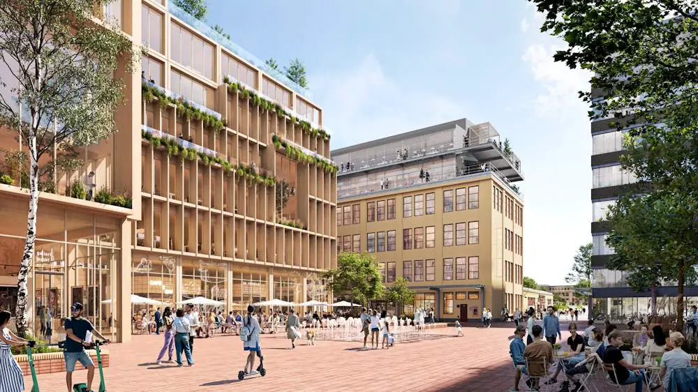 La plus grande construction urbaine en bois du monde (Stockholm Wood City) 3 Stockholm Wood City : L'innovation suédoise au service de la durabilité