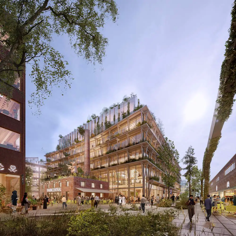 Atrium Ljungberg façonne l'avenir avec Stockholm Wood City
