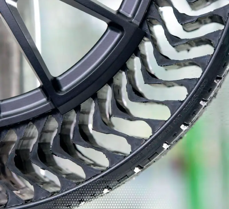 La Poste équipera ses véhicules avec des pneus sans air Michelin Uptis 2