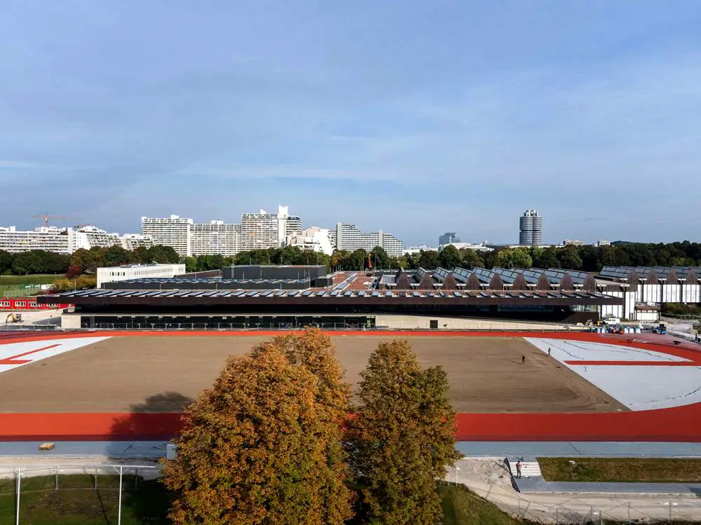 Le plus grand complexe sportif en bois d'Europe : Campus im Olympiapark 2 Le plus grand complexe sportif en bois d'Europe : Campus im Olympiapark
