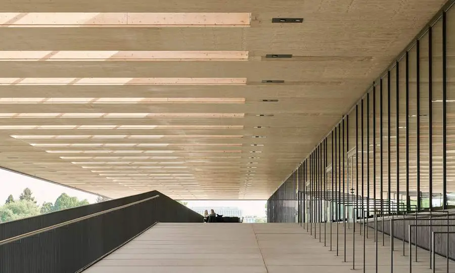 Le plus grand complexe sportif en bois d'Europe : Campus im Olympiapark 5