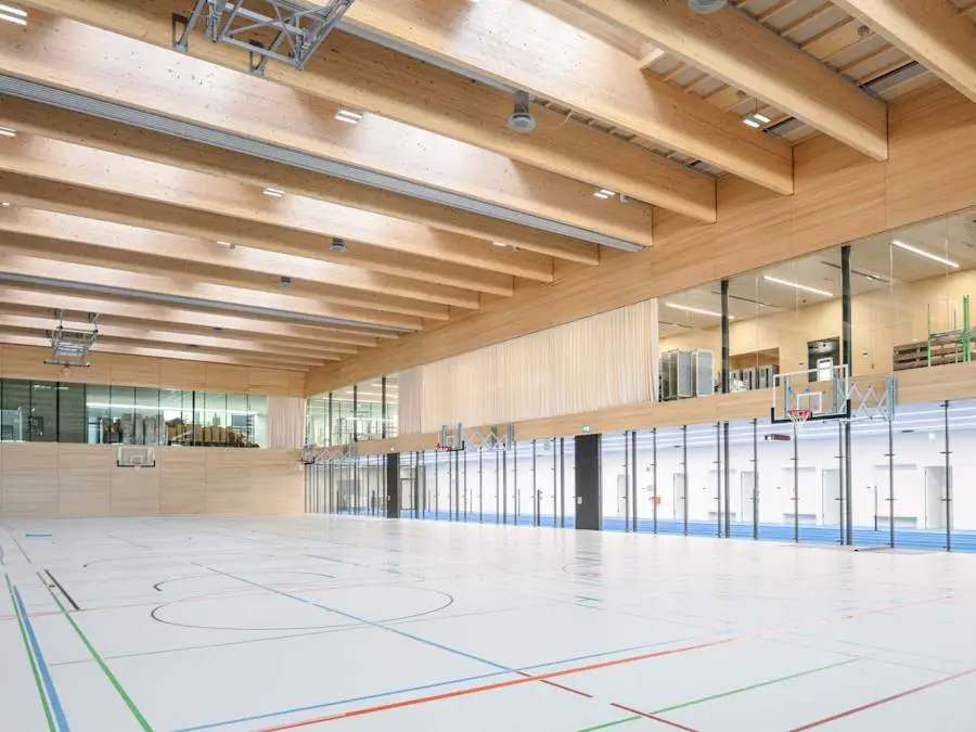 Le plus grand complexe sportif en bois d'Europe : Campus im Olympiapark 3