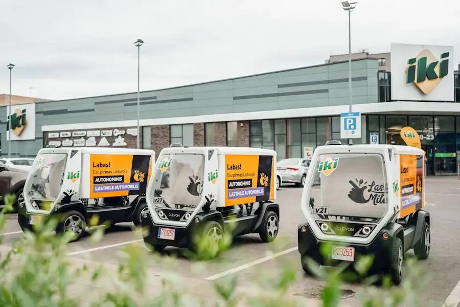 La livraison autonome arrive en Europe à Vilnius 5