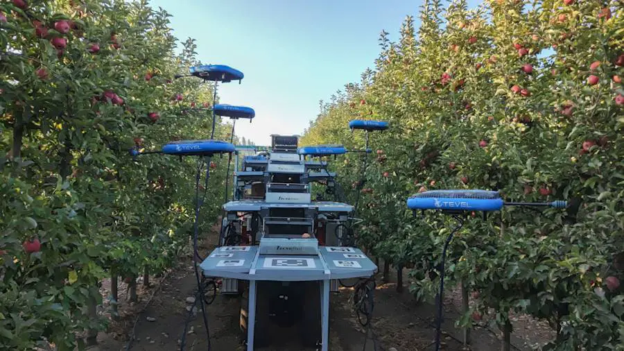 Au Chili, des robots volants font la récolte des pommes 2