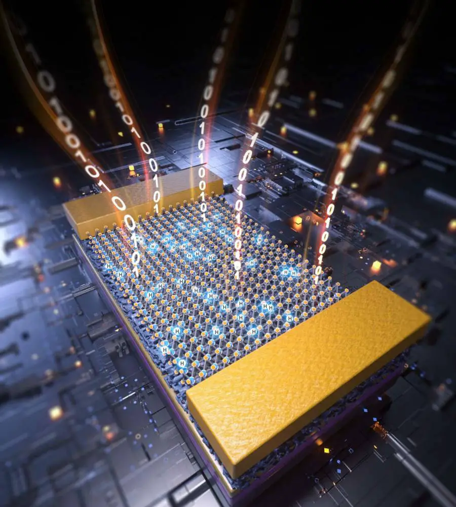 Des protons domptent un matériau prometteur pour une mémoire à haute performance 2