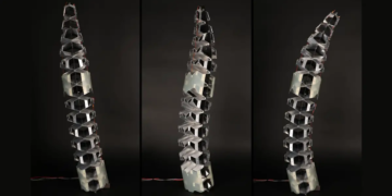 90 kg par mètre carré malgré la légèreté des structures en kirigami