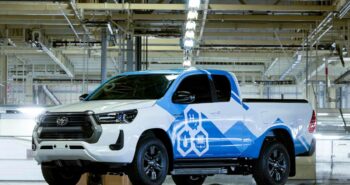 Toyota dévoile un prototype de pick-up Hilux à hydrogène