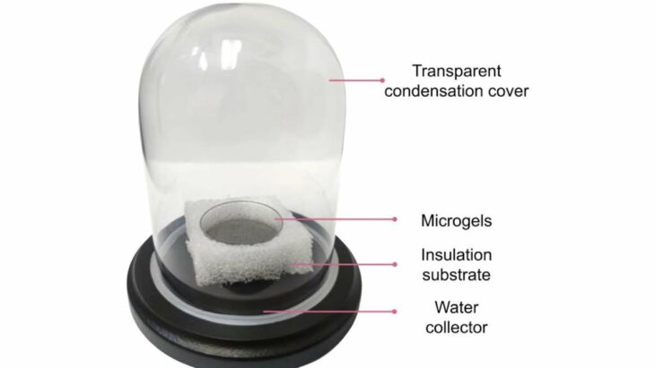 Un hydrogel innovant pour transformer l'air chaud en eau potable