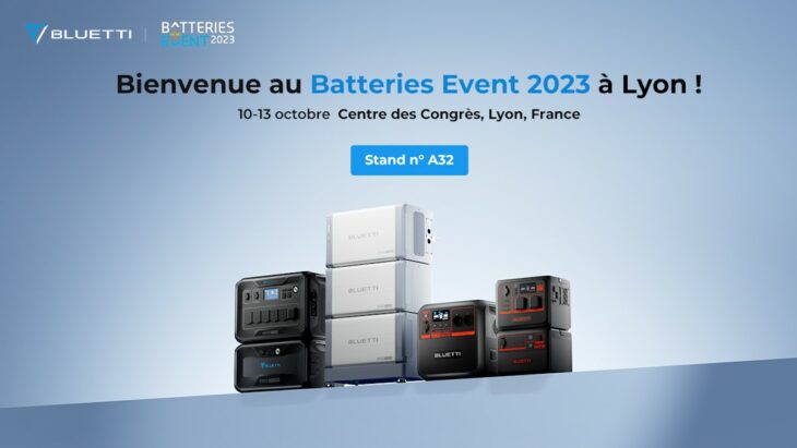 Rejoignez Bluetti au « Batteries Event 2023 » à Lyon