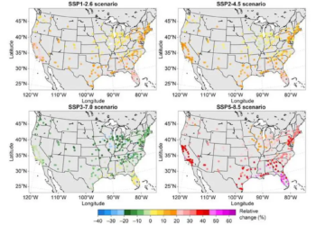 Une augmentation de 110% de la fréquence des pics d'électricité en été dans certaines villes (USA)