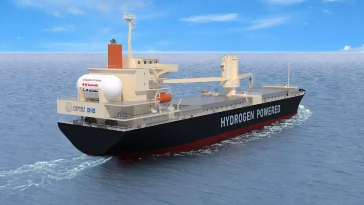 Feu vert pour le "premier navire au monde" équipé d'un moteur 2 temps à hydrogène