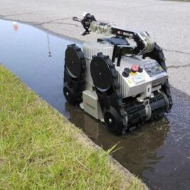 Le robot d'inspection d'usine antidéflagrant de deuxième génération "EX ROVR"