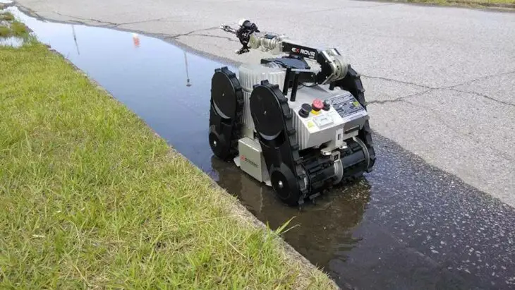 Le robot d'inspection d'usine antidéflagrant de deuxième génération "EX ROVR"