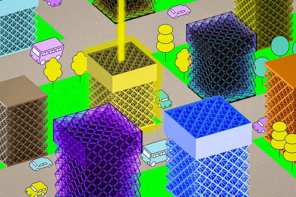 Des défauts plus petits qu'un globule rouge détectés dans les métamatériaux 3