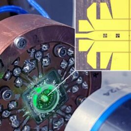 La supraconductivité activée par laser intégrée sur une puce
